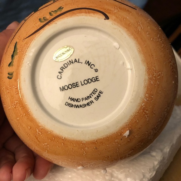 Rare Cardinal Mooselodge 2 pc Chip&Dip Set! - Picture 6 of 9